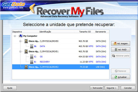 Hard disk recovery